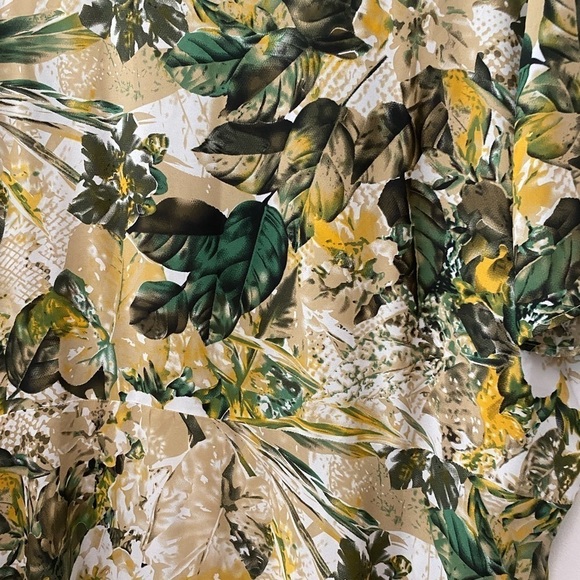 Ashley Stewart Boho tropical Hi-Low top Size 22/24 - Picture 7 of 8